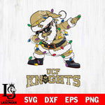 UCF Knights Dabbing Santa Claus Ugly Christmas Svg dxf eps png pdf file,NCAA svg,Digital Download,Cricut file