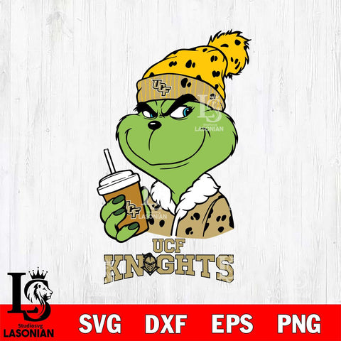 UCF Knights Grinch hat Svg Eps Dxf Png File, Digital Download, Instant Download