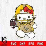 UCF Knights Hello Kitty sport 11 Svg Eps Dxf Png File, NCAA svg, Digital Download, Instant Download