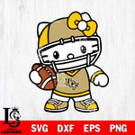 UCF Knights Hello Kitty sport 2 Svg Eps Dxf Png File, NCAA svg, Digital Download, Instant Download