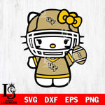 UCF Knights Hello Kitty sport 6 Svg Eps Dxf Png File, NCAA svg, Digital Download, Instant Download