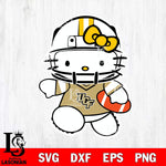 UCF Knights Hello Kitty sport 8 Svg Eps Dxf Png File, NCAA svg, Digital Download, Instant Download