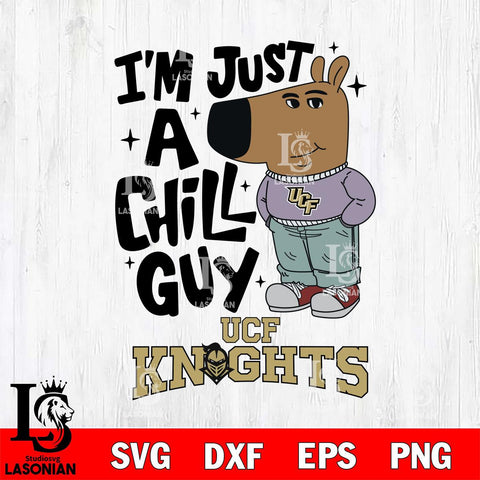 UCF Knights I'm Just A Chill Guy Svg Eps Dxf Png File,NCAA Svg Files,Chill Guy svg ,Digital Download ,Instant Download, Cricut File