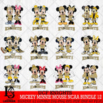 UCF Knights Mickey Minnie Mouse NCAA Bundle 12 Svg Eps Dxf Png File, Bundle NCAA svg , File Cut , Digital Download , Instant Download, Cut Svg Files