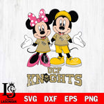 UCF Knights Mickey Minnie Mouse Sport Svg Eps Dxf Png File, NCAA svg , File Cut , Digital Download , Instant Download, Cut Svg Files