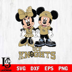 UCF Knights Mickey Minnie Rugby ball Svg Eps Dxf Png File, NCAA svg , File Cut , Digital Download , Instant Download, Cut Svg Files