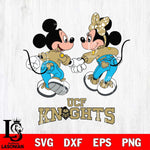 UCF Knights Mickey Minnie Valentine Rugby Svg Eps Dxf Png File, Digital Download ,Instant Download, Cricut File