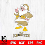 UCF Knights Santa claus Svg dxf eps png pdf file,NCAA svg,Digital Download,Cricut file