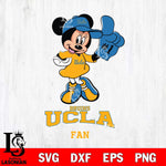 UCLA Bruins #1 Fan Minnie Mouse Svg Eps Dxf Png File, Digital Download, Instant Download