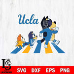 UCLA Bruins Bluey 6 Svg Eps Dxf Png File, Digital Download, Instant Download