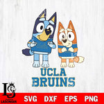 UCLA Bruins Bluey & Bingo 6 Svg Eps Dxf Png File, NCAA svg, Digital Download, Instant Download