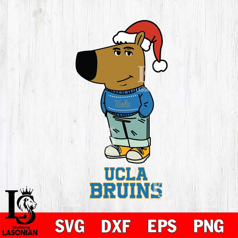 UCLA Bruins Chill Guy Christmas Svg Eps Dxf Png File,NCAA Svg Files,Chill Guy svg ,Digital Download ,Instant Download, Cricut File