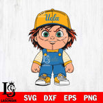 UCLA Bruins Chucky Horror Svg Eps Dxf Png File, NCAA svg, Digital Download, Instant Download