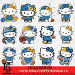 UCLA Bruins Cute Hello Kitty Bundle 12 SVG Eps Dxf Png File, NCAA Bundle svg, Digital Download, Instant Download