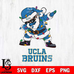 UCLA Bruins Dabbing Santa Claus Ugly Christmas Svg dxf eps png pdf file,NCAA svg,Digital Download,Cricut file