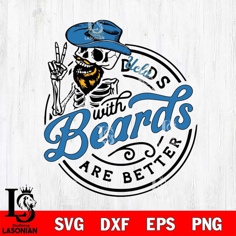 UCLA Bruins Dad With Beard Are Better Svg Eps Dxf Png File, Digital Download, Instant Download