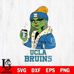 UCLA Bruins Girls Grinch Bougie Svg Eps Dxf Png File, Digital Download, Instant Download