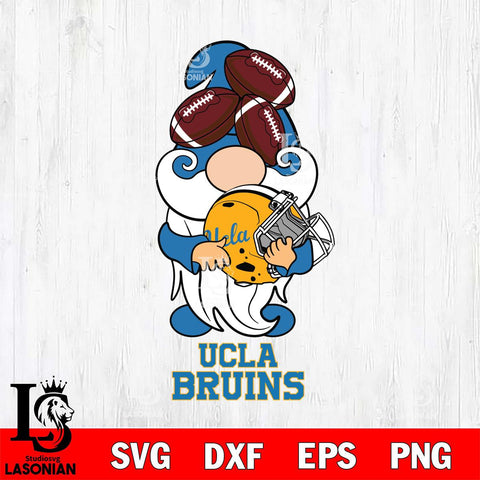 UCLA Bruins Gnomes Helmet Svg Eps Dxf Png File, Digital Download, Instant Download