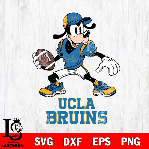 UCLA Bruins Goofy Disney, Svg Eps Dxf Png File, Digital Download