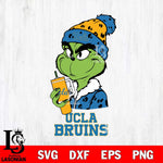 UCLA Bruins Grinch Bougie Leopard Svg Eps Dxf Png File, Digital Download, Instant Download