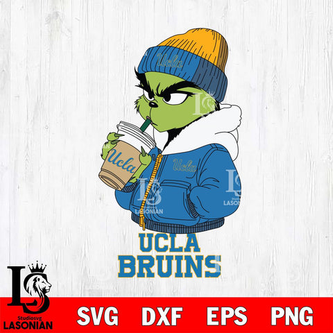 UCLA Bruins Grinch Bougie Sport Svg Eps Dxf Png File, Digital Download, Instant Download