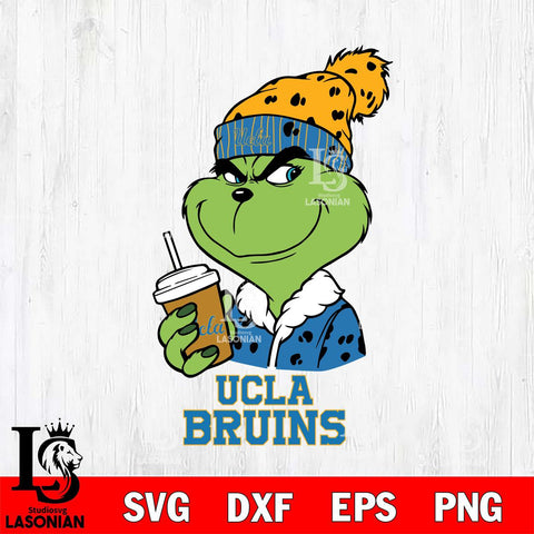 UCLA Bruins Grinch hat Svg Eps Dxf Png File, Digital Download, Instant Download