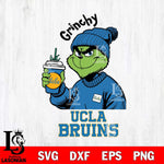 UCLA Bruins Grinchy Bougie Christmas Cut Files Cricut, Svg Dxf Eps Png file, Digital download , Silhouette