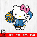 UCLA Bruins Hello Kitty Cheerleader 12 Svg Eps Dxf Png File, Digital Download, Instant Download