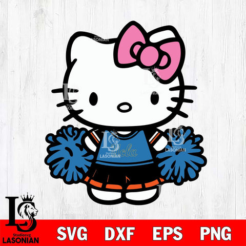 UCLA Bruins Hello Kitty Cheerleader 2 Svg Eps Dxf Png File, Digital Download, Instant Download