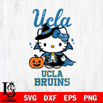 UCLA Bruins Hello Kitty Horror 9 Svg Eps Dxf Png File, Digital Download