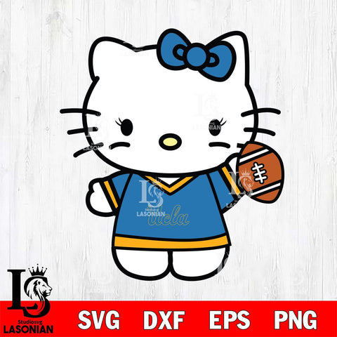 UCLA Bruins Hello Kitty sport 7 Svg Eps Dxf Png File, NCAA svg, Digital Download, Instant Download