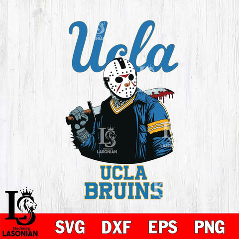 UCLA Bruins Jason Voorhees 10 Svg Eps Dxf Png File, Digital Download