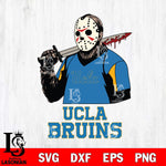 UCLA Bruins Jason Voorhees 11 Svg Eps Dxf Png File, Digital Download