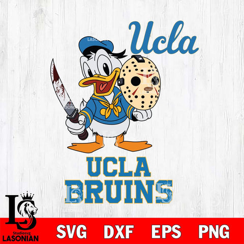 UCLA Bruins Jason Voorhees 12 Svg Eps Dxf Png File, Digital Download