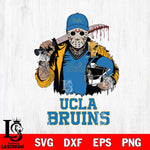 UCLA Bruins Jason Voorhees 2 Svg Eps Dxf Png File, Digital Download