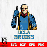 UCLA Bruins Jason Voorhees 6 Svg Eps Dxf Png File, Digital Download