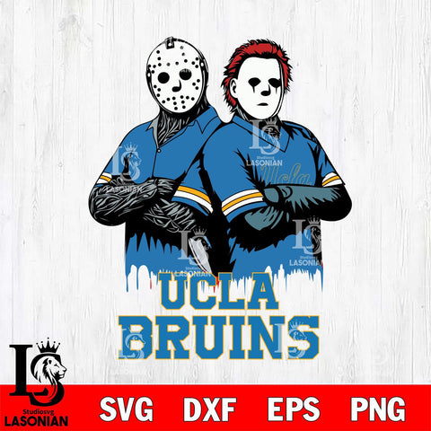 UCLA Bruins Jason Voorhees 8 Svg Eps Dxf Png File, Digital Download