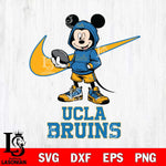 UCLA Bruins Mikey Mouse Disney NIKE, Svg Eps Dxf Png File, Digital Download