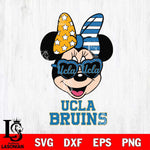 UCLA Bruins Minnie Mouse Love 2, Svg Eps Dxf Png File, Digital Download