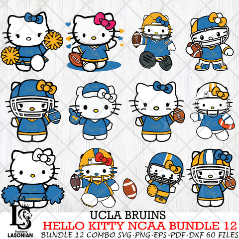 UCLA Bruins NCAA Bundle 12 Svg Eps Dxf Png File, NCAA svg, Digital Download, Instant Download