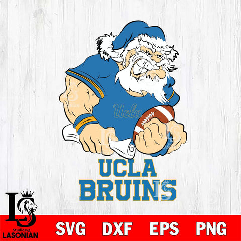 UCLA Bruins Santa Claus Angry Svg dxf eps png pdf file,NCAA svg,Digital Download,Cricut file