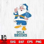 UCLA Bruins Santa claus Svg dxf eps png pdf file,NCAA svg,Digital Download,Cricut file