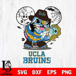 UCLA Bruins Stitch Freddy Krueger Halloween Svg Eps Dxf Png File, Digital Download, Instant Download