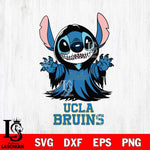 UCLA Bruins Stitch Ghost Svg Eps Dxf Png File, NCAA svg, Digital Download, Instant Download