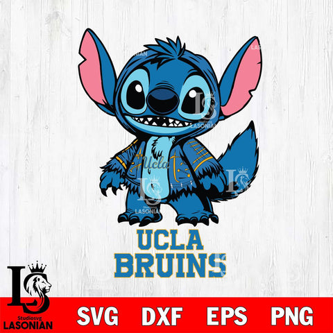 UCLA Bruins Stitch Halloween Svg Eps Dxf Png File, NCAA svg, Digital Download, Instant Download