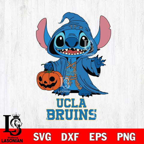 UCLA Bruins Stitch Horror Svg Eps Dxf Png File, NCAA svg, Digital Download, Instant Download