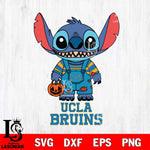 UCLA Bruins Stitch Horror Halloween Svg Eps Dxf Png File, NCAA svg, Digital Download, Instant Download