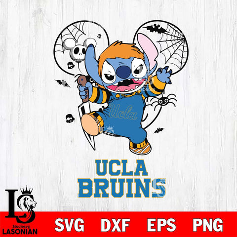 UCLA Bruins Stitch Michael Halloween Svg Eps Dxf Png File, Digital Download, Instant Download