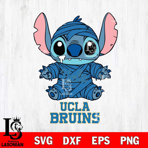 UCLA Bruins Stitch Mummy Svg Eps Dxf Png File, NCAA svg, Digital Download, Instant Download