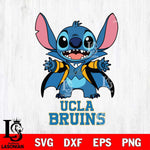 UCLA Bruins Stitch Vampire halloween Svg Eps Dxf Png File, NCAA svg, Digital Download, Instant Download